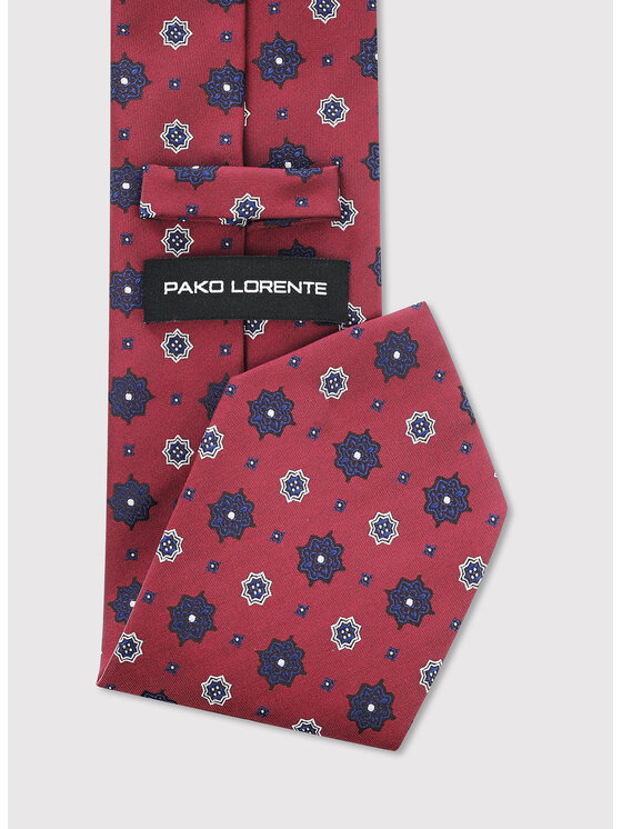 Pako Lorente Pako Lorente Krawat P25WF-KX-011 Bordowy