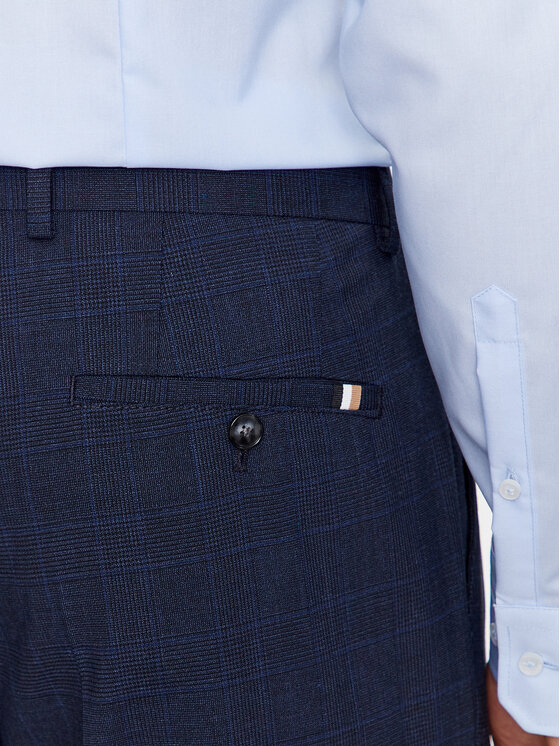 Boss Stoffhose 50502469 Dunkelblau Slim Fit | Modivo.de