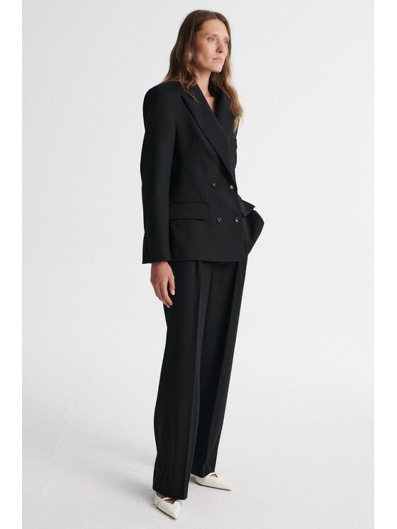 MARI PRETI MARI PRETI Marynarka SOLENNE Czarny Slim Fit