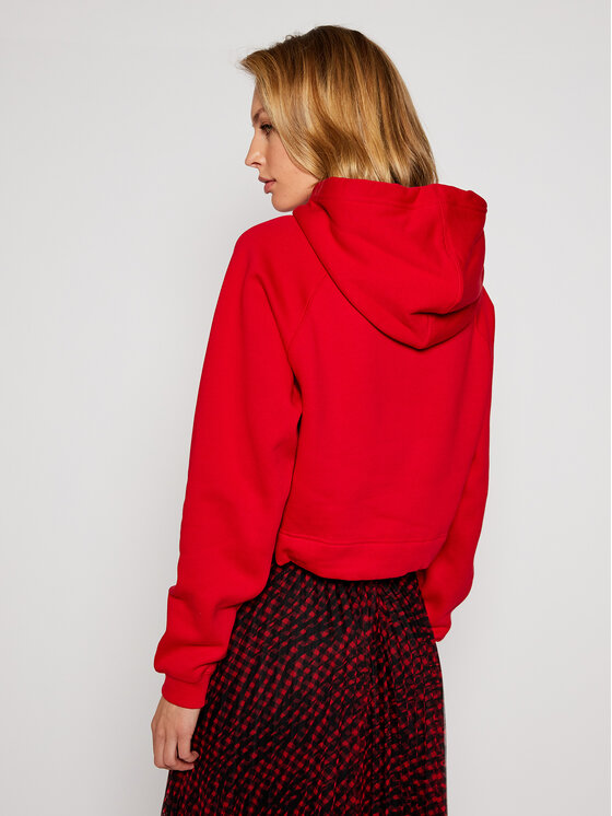 Calvin Klein Jeans Felpa J20J215128 Rosso Regular Fit • Modivo.it