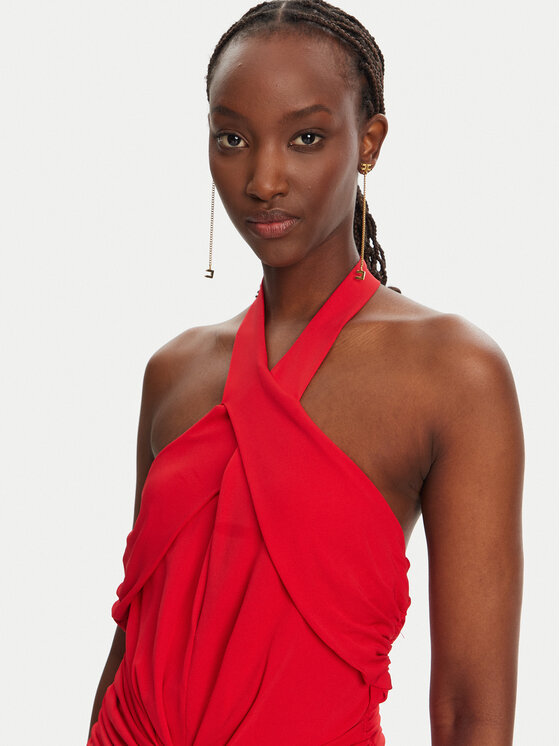 Elisabetta Franchi Elisabetta Franchi Abito da cocktail AB71952E2 CG5 Rosso Regular Fit