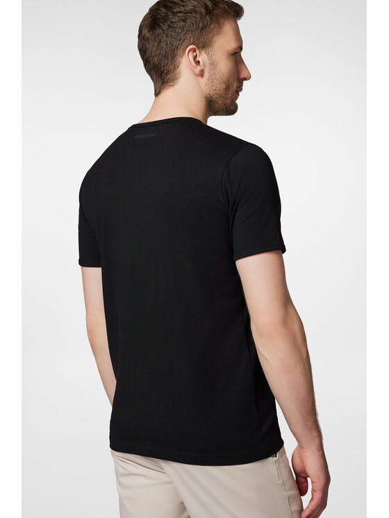 Próchnik Próchnik T-Shirt PM5 TS073124000030 Czarny Regular Fit