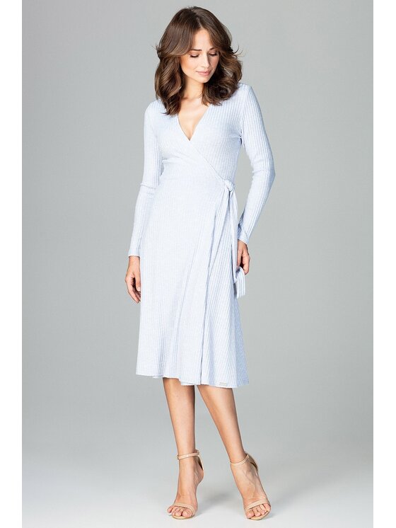 Lenitif Lenitif Vestito K465 Blu Regular Fit