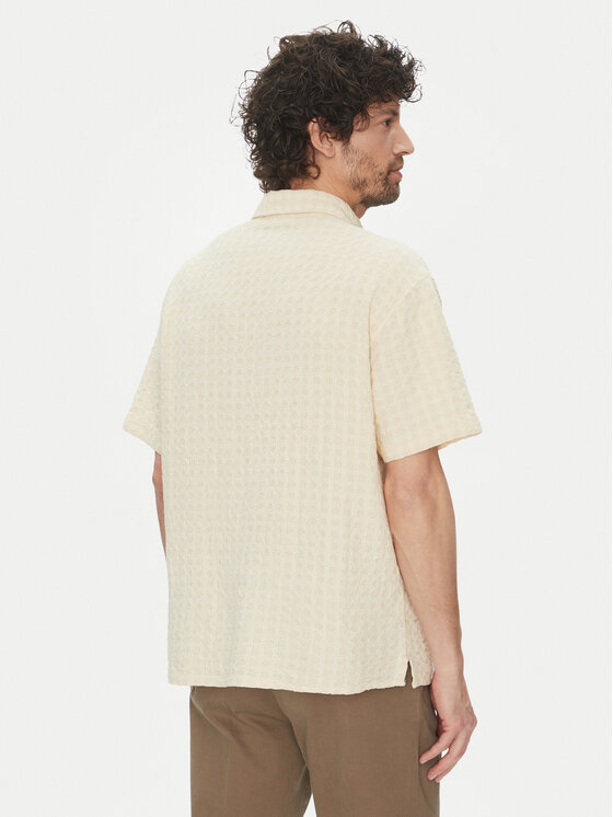 Jack & Jones Jack & Jones Ing Dobby 12277184 Bézs Relaxed Fit