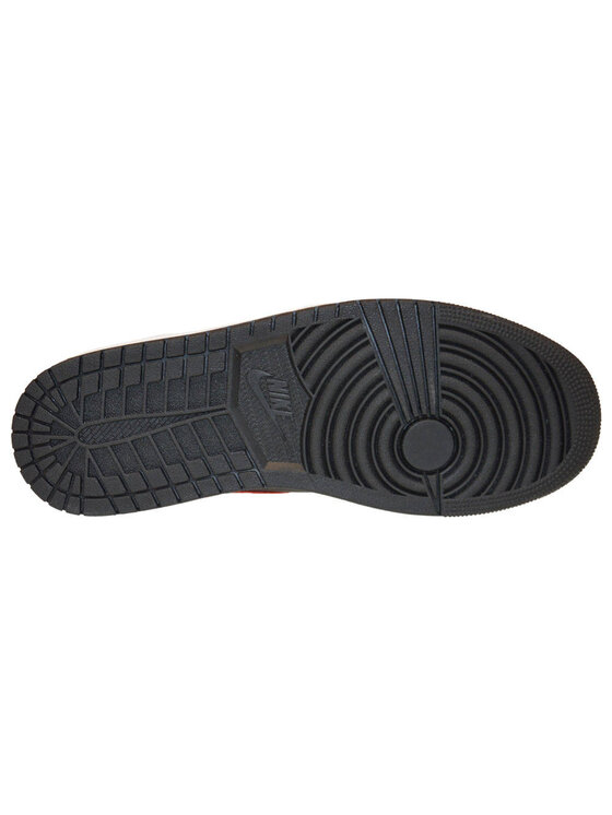 Nike Nike Sneakersy 1 Mid Metalic Obsydian Biały