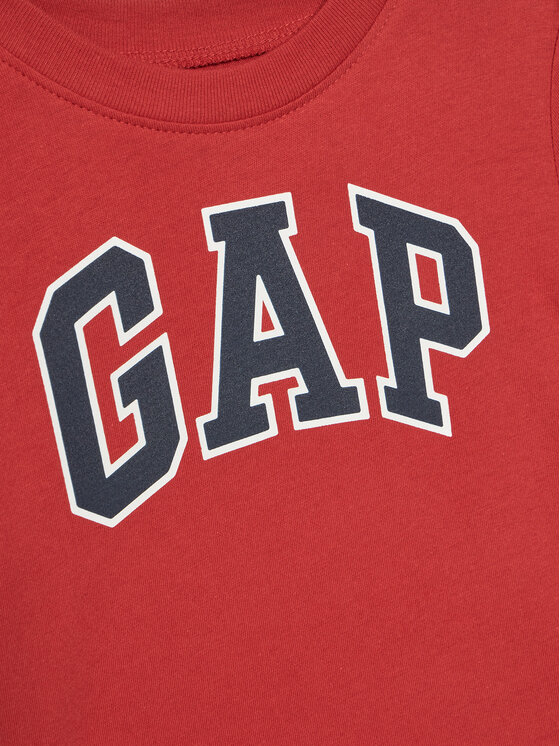 Gap Gap T-Shirt 609749-05 Czerwony Regular Fit