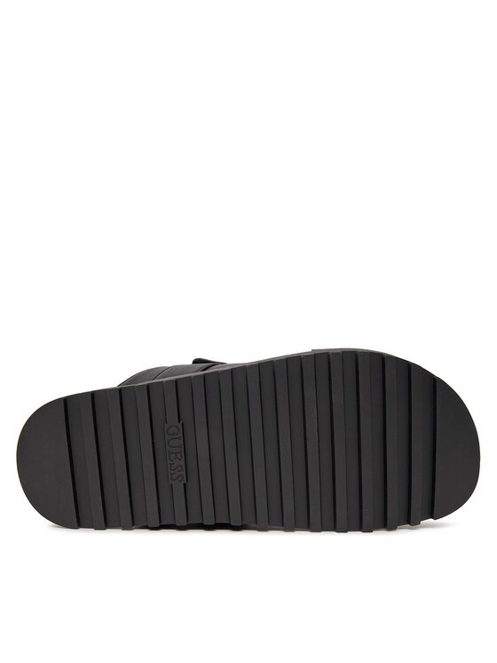 Guess Guess Klapki Fabulon FLJFBU ELE19 Czarny