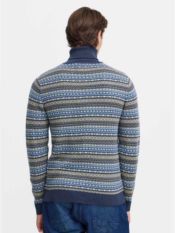 Blend Blend Rollkragenpullover 20717856 Blau Regular Fit