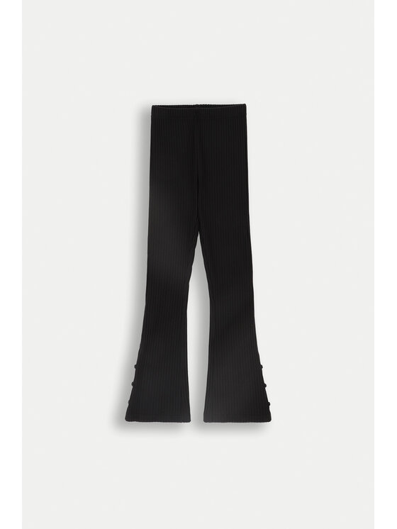 Coccodrillo Coccodrillo Hlače iz tkanine ZC4122103CGJ Črna Regular Fit