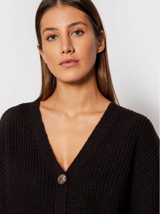 Vero Moda Vero Moda Kardigán Lea 10249632 Fekete Relaxed Fit