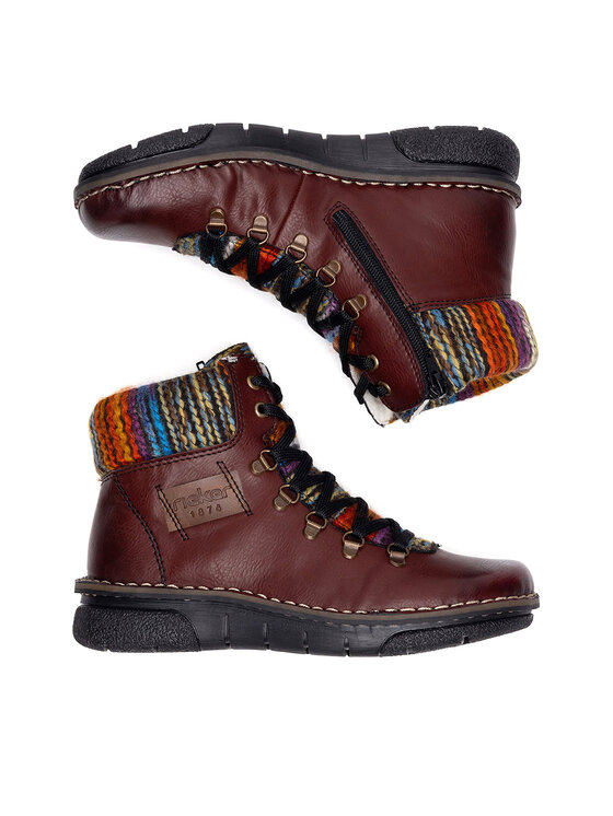 Rieker Rieker Botine 73343-35 Vișiniu