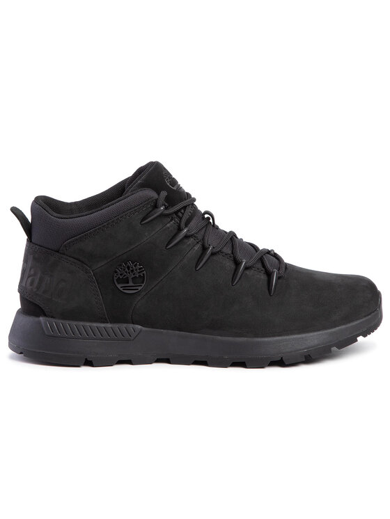 timberland black euro sprint trekker mid boots