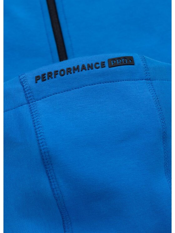 PITBULL PITBULL Bluza TAPE EXPLORY Niebieski Regular Fit