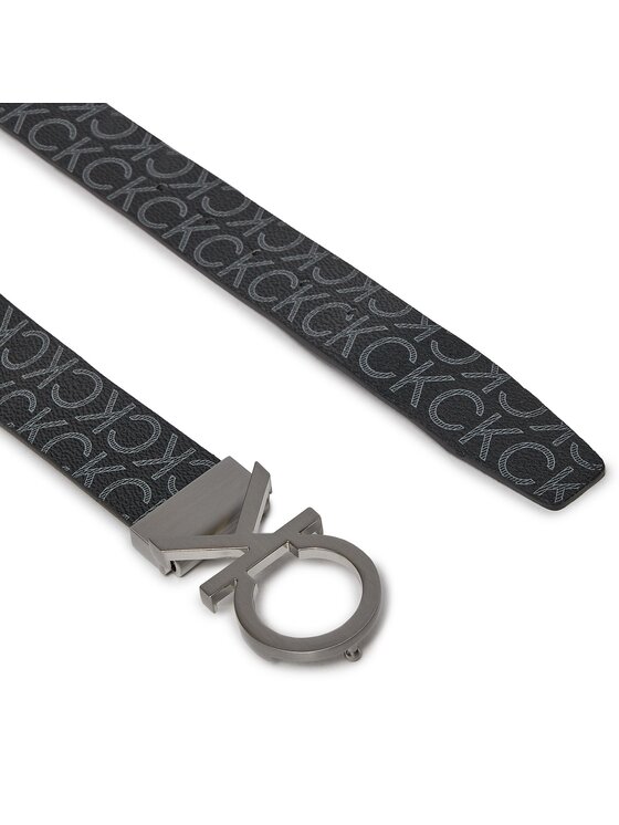 Calvin Klein Calvin Klein Чоловічий ремінь Ck Rev.Adj. New Mono Belt 3.5Cm K50K510075 Чорний
