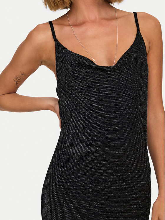 ONLY ONLY Večernja haljina Clara 15333665 Crna Slim Fit