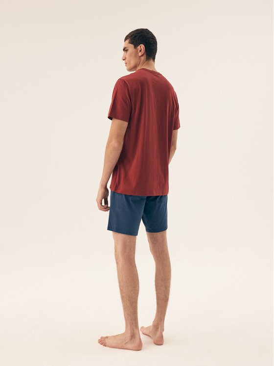 Henderson Henderson Piżama 42614 Czerwony Regular Fit