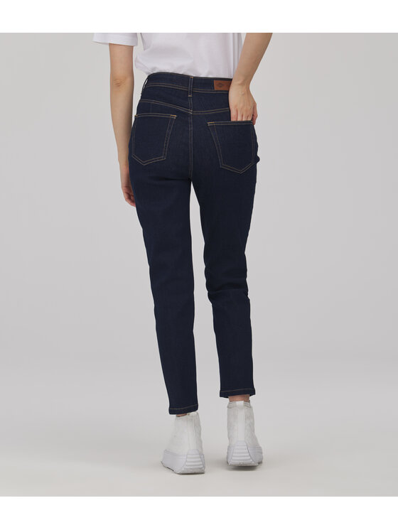 Lee Cooper Lee Cooper Jeansy MATEA Granatowy Mom Fit