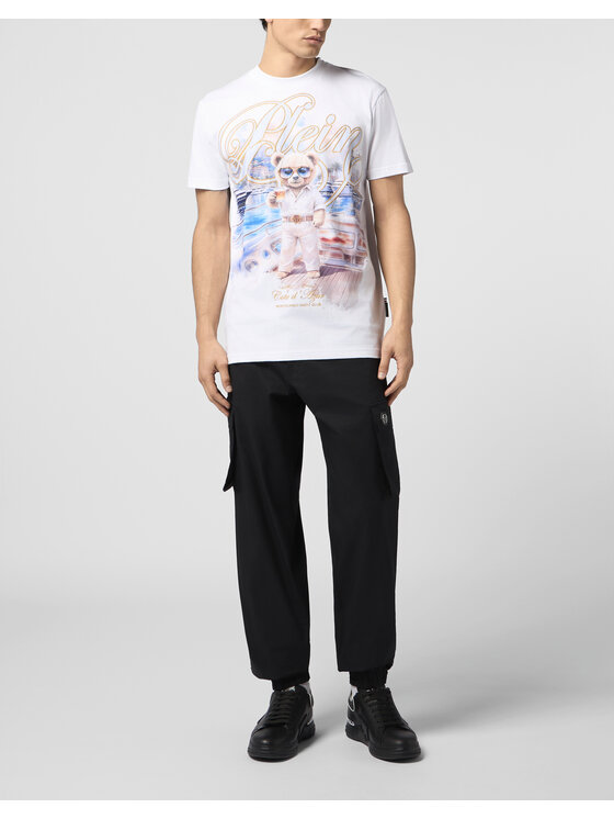PHILIPP PLEIN PHILIPP PLEIN T-Shirt 29825 Biały Regular Fit