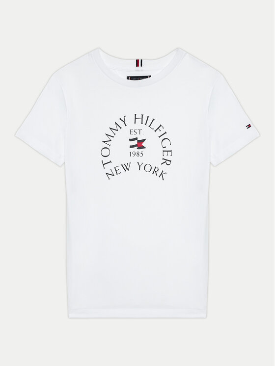 T-Shirt Tommy Hilfiger, Velikost:10Y, Barva: Bílá, KB0KB09278 D