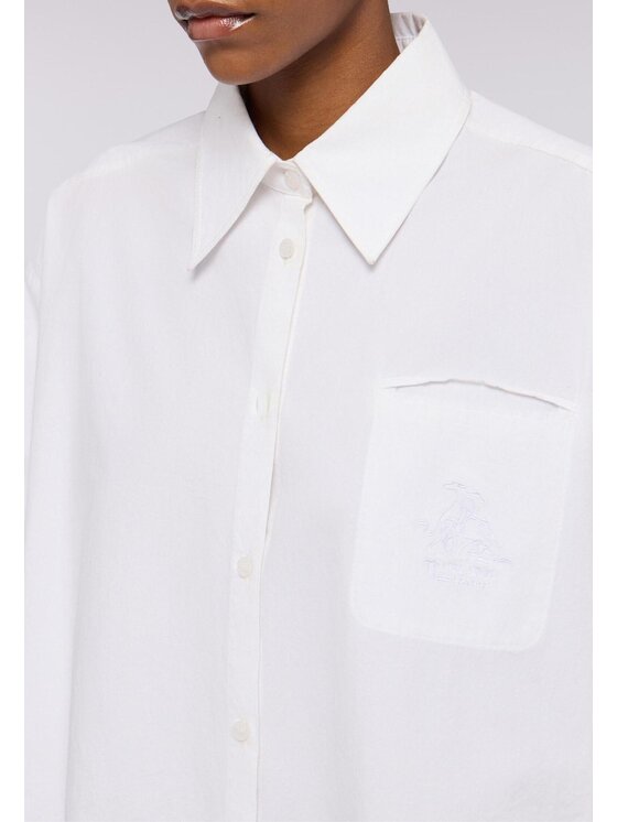 Trussardi Trussardi Camicia 51426000025N001 Bianco Over Fit