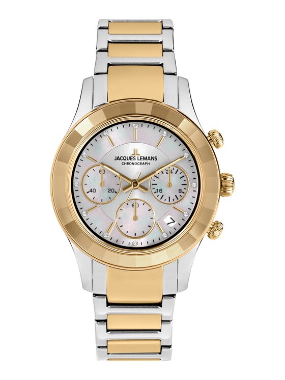 Jacques Lemans Jacques Lemans Zegarek 1-2151G Złoty