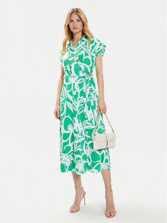 Joseph Ribkoff Joseph Ribkoff Vasarinė suknelė 242030 Žalia Regular Fit