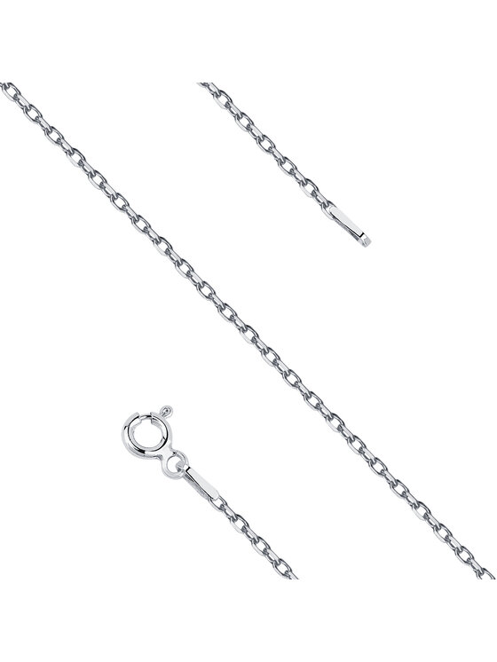 Fugart Fugart Naszyjnik ankier diamentowany 50 cm FUG50AD4R/50 Srebrny