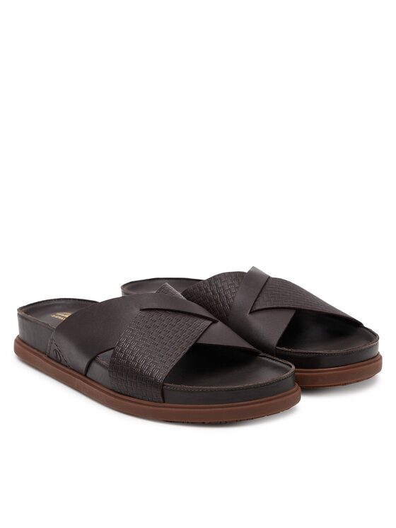 Clarks Clarks Klapki Torford Cross 26180888 Brązowy