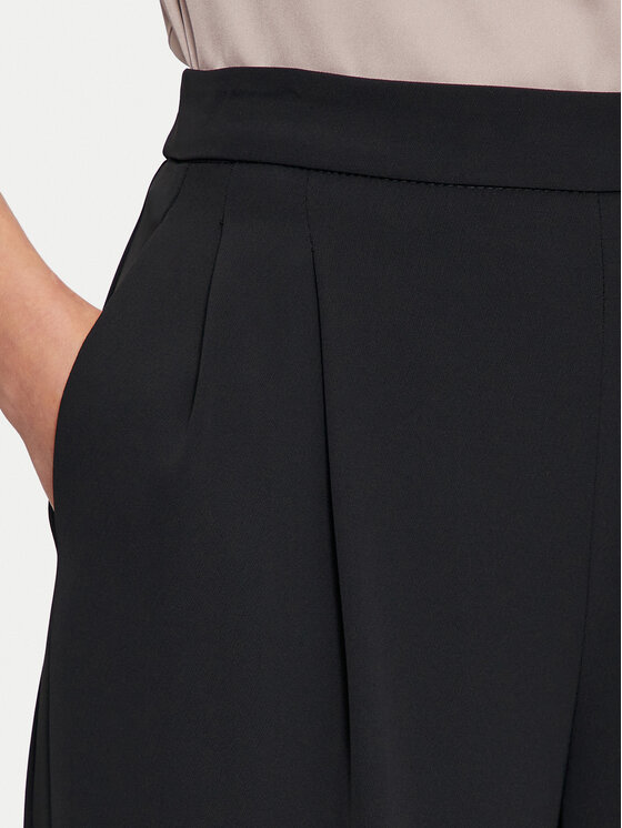 Imperial Imperial Παντελόνι Palazzo P5A8IJX Μαύρο Wide Leg