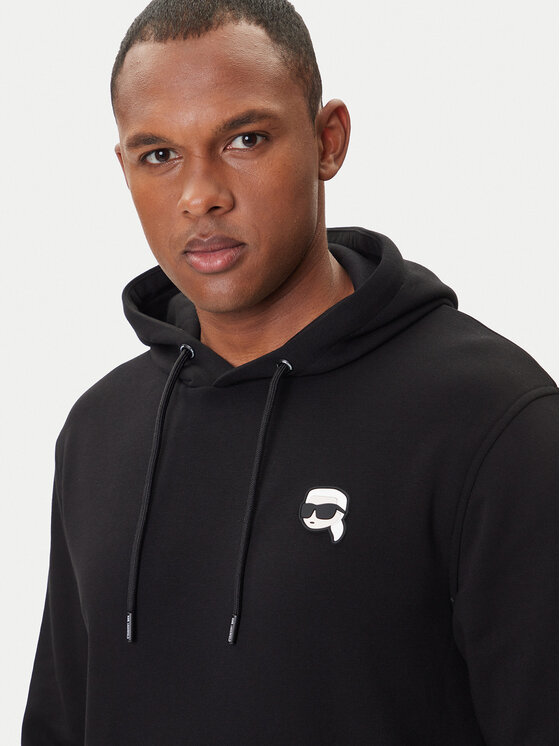 KARL LAGERFELD KARL LAGERFELD Bluza 705711 500900 Czarny Regular Fit