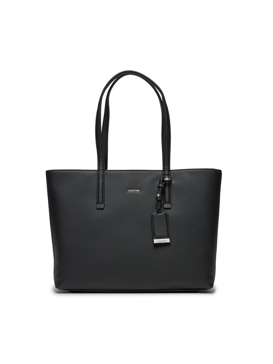 Calvin Klein Ročna torba Ck Must Shopper Md K60K610736 Črna