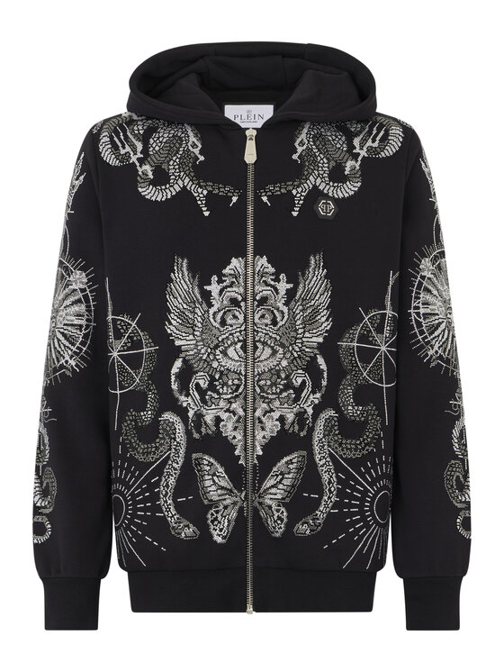 PHILIPP PLEIN PHILIPP PLEIN Bluza 29862 Czarny Athletic Fit