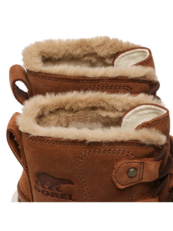 Sorel Sorel Śniegowce Explorer II Joan Faux Fur Wp NL4456 Brązowy