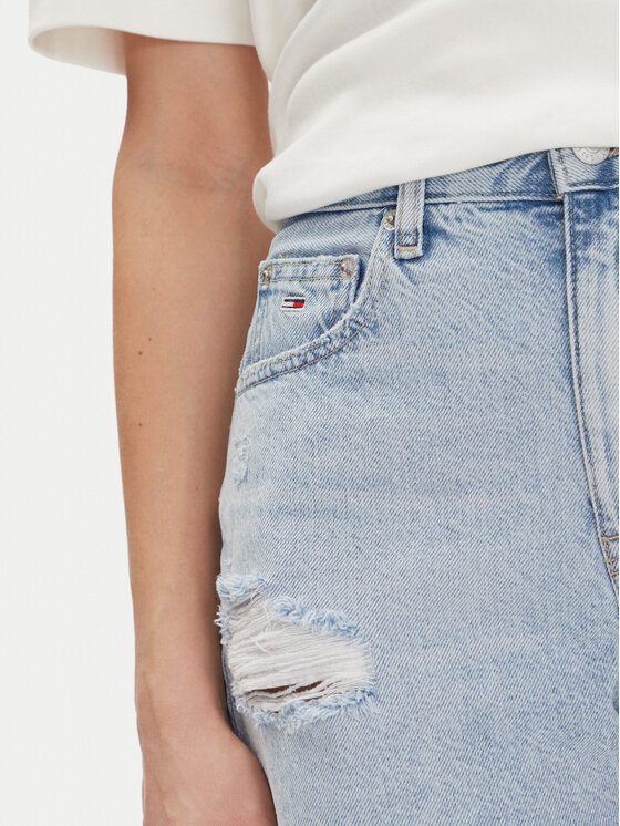Tommy Jeans Tommy Jeans Džínové šortky Hot Pant Bi6019 DW0DW20095 Modrá Regular Fit