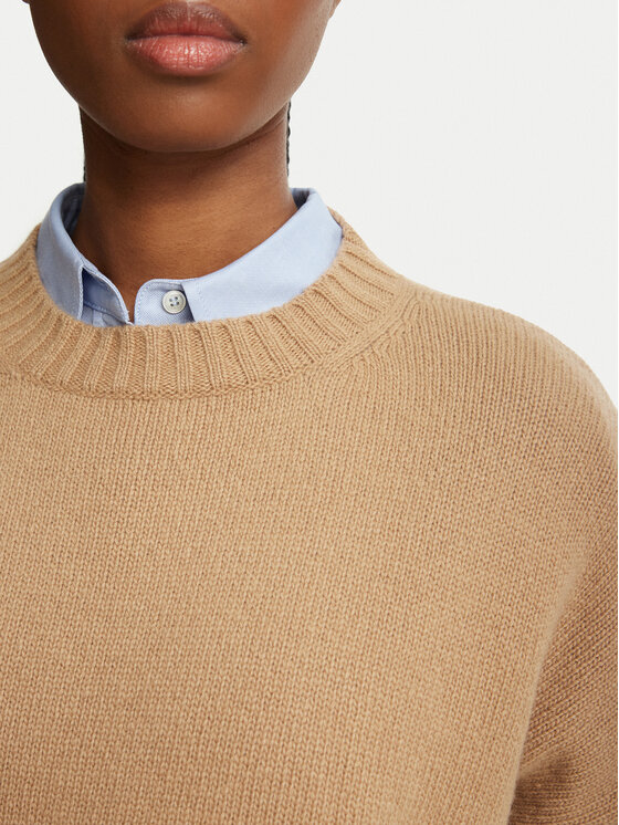 Weekend Max Mara Weekend Max Mara Светр Sibari 2625366212 Світло-коричневий Regular Fit