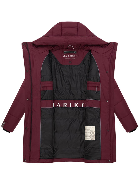 Marikoo Marikoo Kurtka zimowa Karumikoo XVI Bordowy Regular Fit