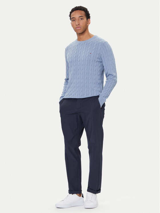 Tommy Hilfiger Tommy Hilfiger Maglione MW0MW33132 Celeste Regular Fit