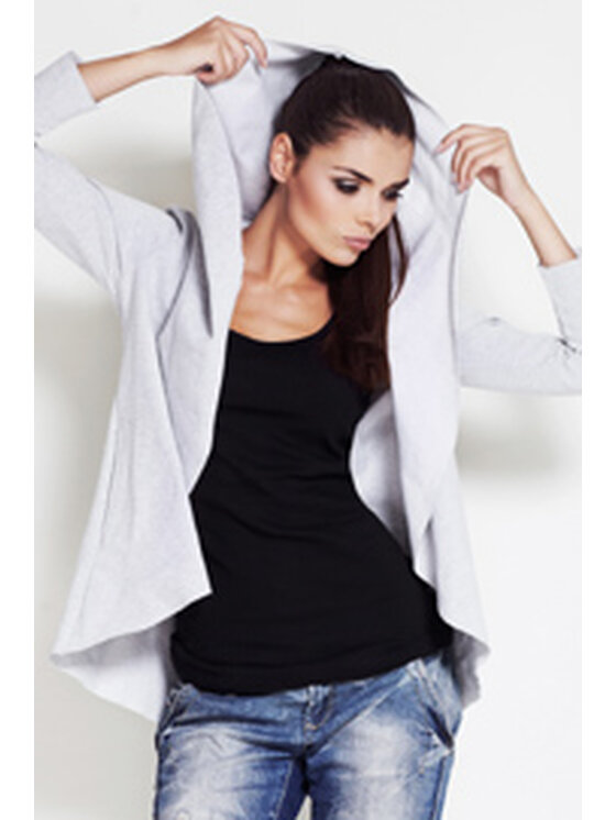 Awama Awama Felpa A033 Grigio Basic Fit