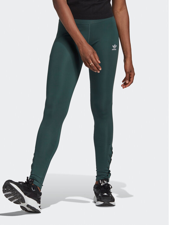 adidas Leggings Always Original HK5078 Grun Tight Fit Modivo