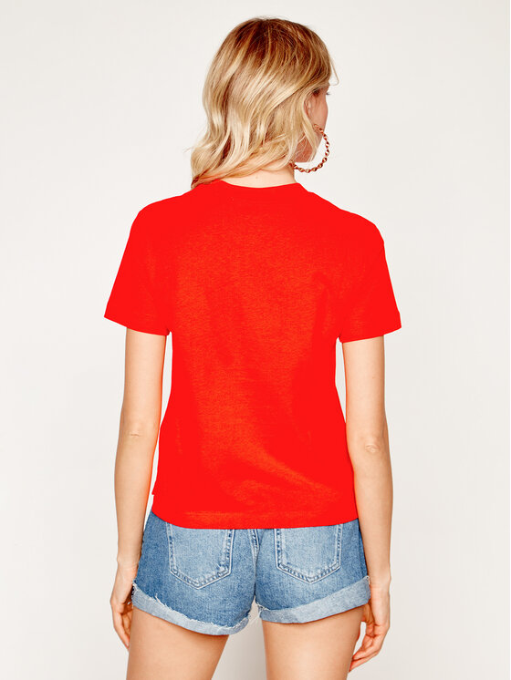 Calvin Klein Jeans Calvin Klein Jeans T-Shirt Straight Logo J20J213544 Czerwony Straight Fit