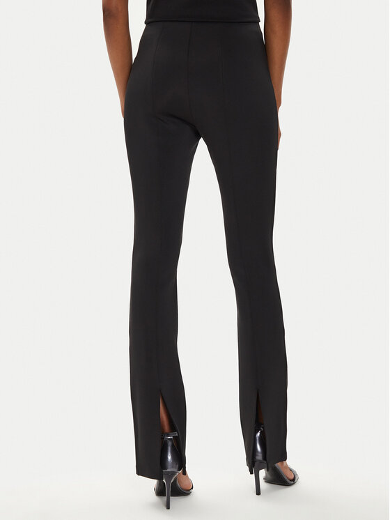 Calvin Klein Calvin Klein Παντελόνι υφασμάτινο K20K207171 Μαύρο Flare Fit