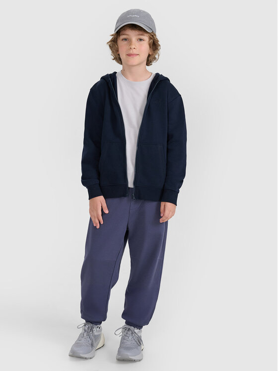 4F 4F Bluza BASIC+ Granatowy Oversize
