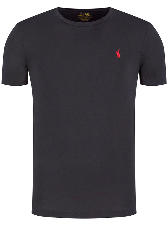 Polo Ralph Lauren Polo Ralph Lauren Marškinėliai Bsr 710680785 Juoda Custom Slim Fit