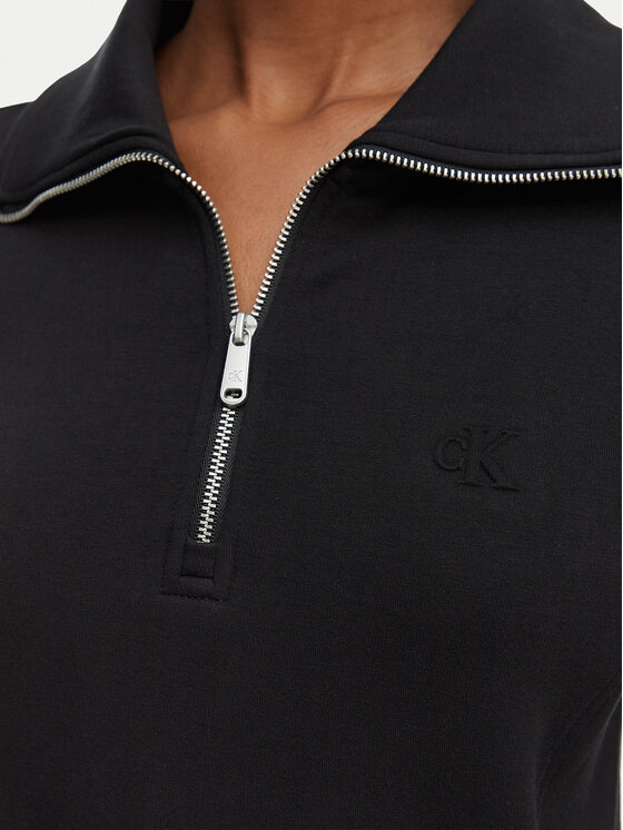 Calvin Klein Jeans Calvin Klein Jeans Kleid für den Alltag Scuba LV047AB005 Schwarz Regular Fit