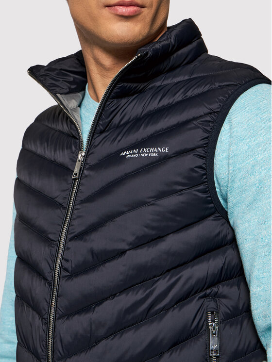 Armani Exchange Armani Exchange Kamizelka 8NZQ52 ZNW3Z 5578 Granatowy Regular Fit