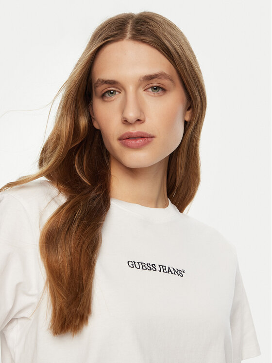 Guess Jeans Guess Jeans T-shirt W5RI42 K8HM0 Bianco Regular Fit