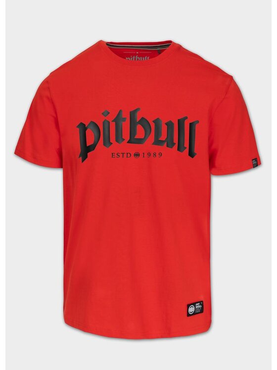 PITBULL PITBULL T-Shirt O'SIDE Czerwony Regular Fit