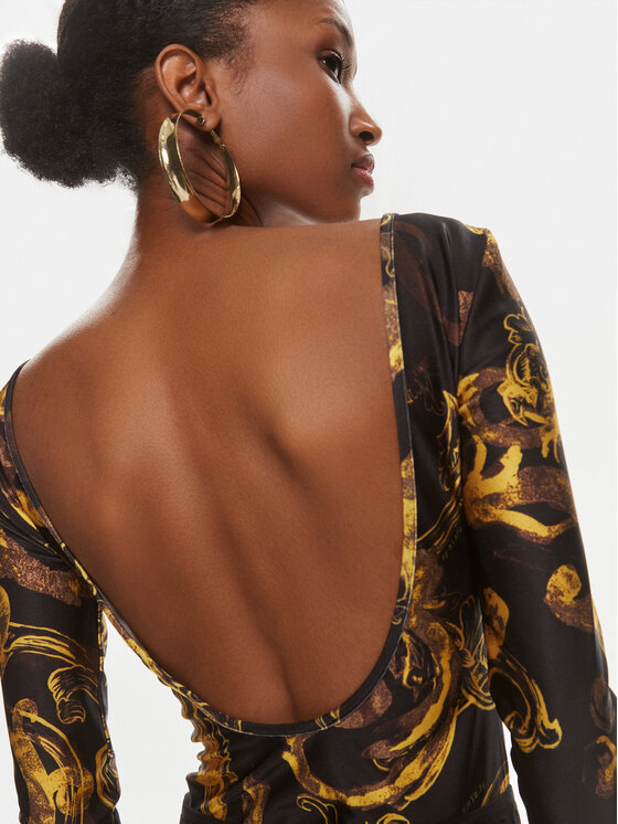 Versace Jeans Couture Versace Jeans Couture κορμάκι 76HAM221 Μαύρο Slim Fit