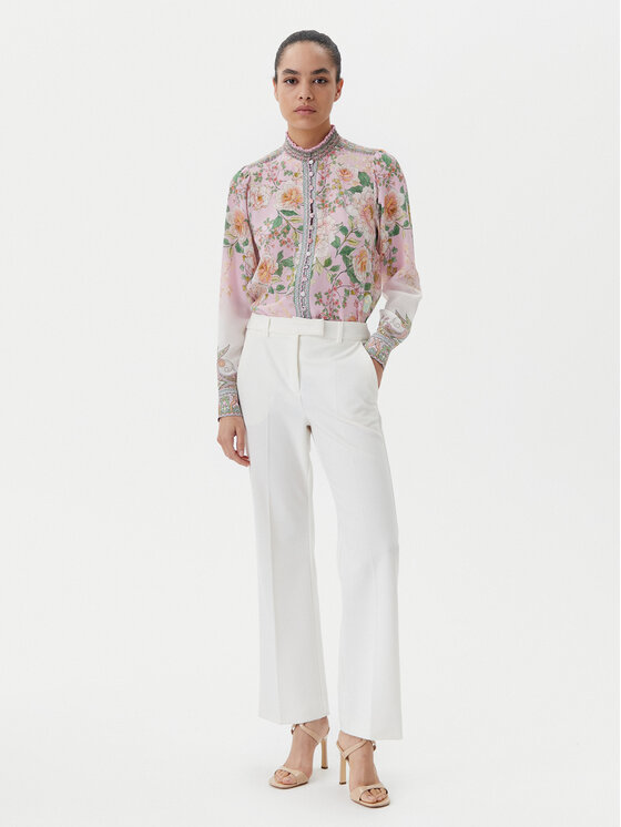 Hale Bob Hale Bob Hemd with silk Hanna 4YPR252A Rosa Regular Fit