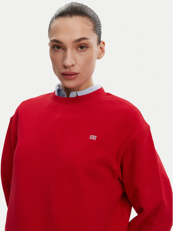 Tommy Hilfiger Tommy Hilfiger Majica dugih rukava WW0WW45980 Crvena Regular Fit